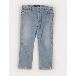 Wrangler Jeans Mens 40x30 Blue George Strait Cowboy Cut Collection 13MGSHD Denim